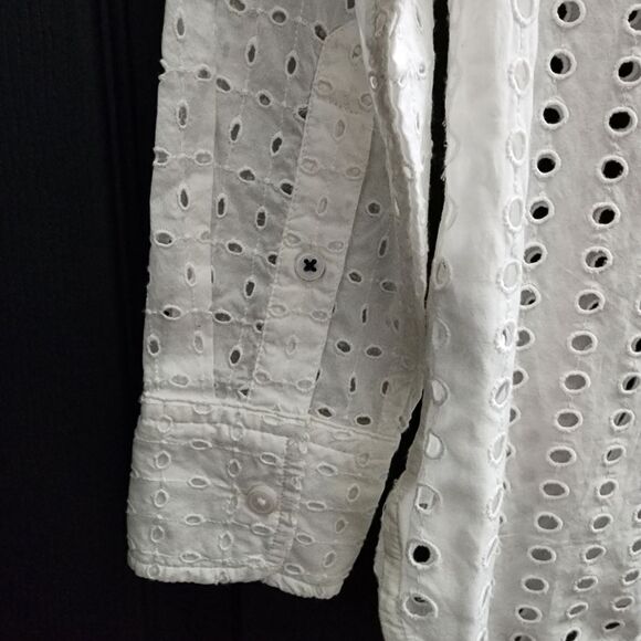 J. Crew Classic-Fit Shirt In Eyelet - Picture 10 of 10